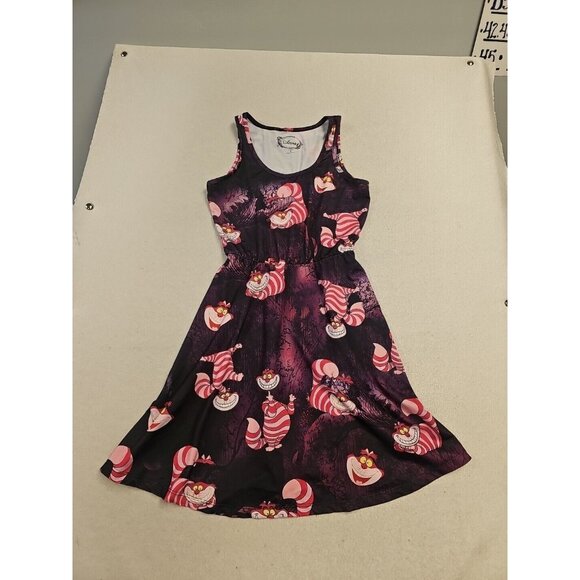 Disney Dresses & Skirts - Cheshire Cat Fit Flare Skater Dress Disney Alice in Wonderland Women  Small